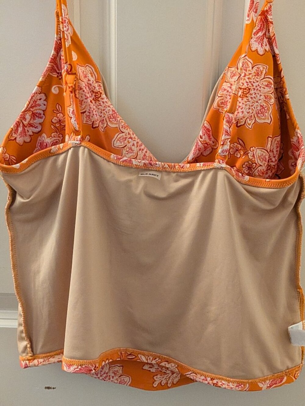 Orange Old Navy Tankini Swim Top Size XS/S/M - Picture 4 of 8